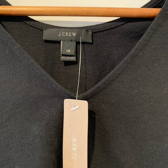 J Crew Sleeveless tie-waist peplum top XS NWT - Picture 3 of 3